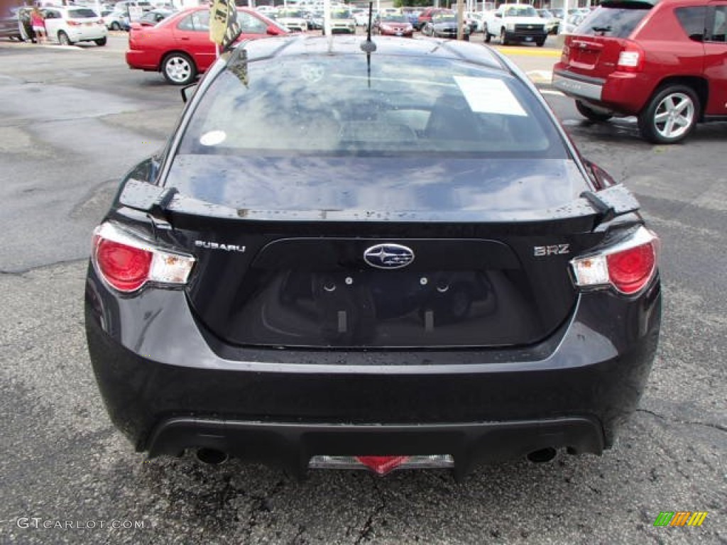 2013 BRZ Limited - Dark Grey Metallic / Black Leather/Alcantara photo #7