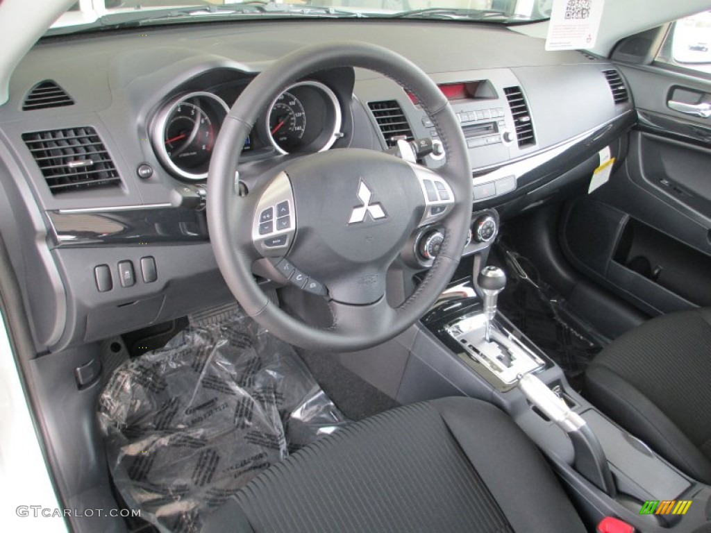 Black Interior 2013 Mitsubishi Lancer GT Photo #82832476