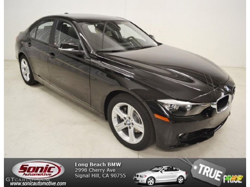 2013 3 Series 328i Sedan - Jet Black / Black photo #1