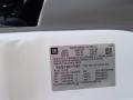 2012 Chevrolet Express LT 3500 Passenger Van Info Tag