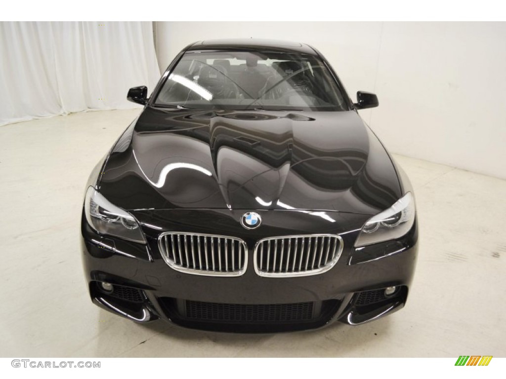 2013 5 Series 550i Sedan - Jet Black / Black photo #4