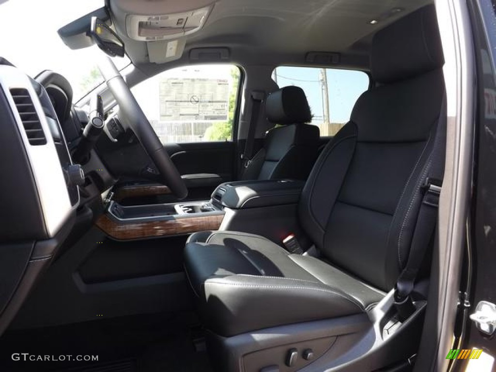 Jet Black Interior 2014 GMC Sierra 1500 SLT Crew Cab Photo #82834270