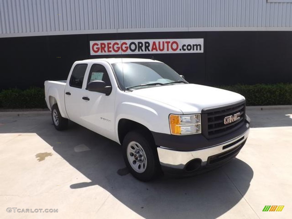 2013 Sierra 1500 Crew Cab - Summit White / Dark Titanium photo #1