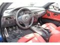 Coral Red/Black Dakota Leather Prime Interior Photo for 2011 BMW 3 Series #82835139