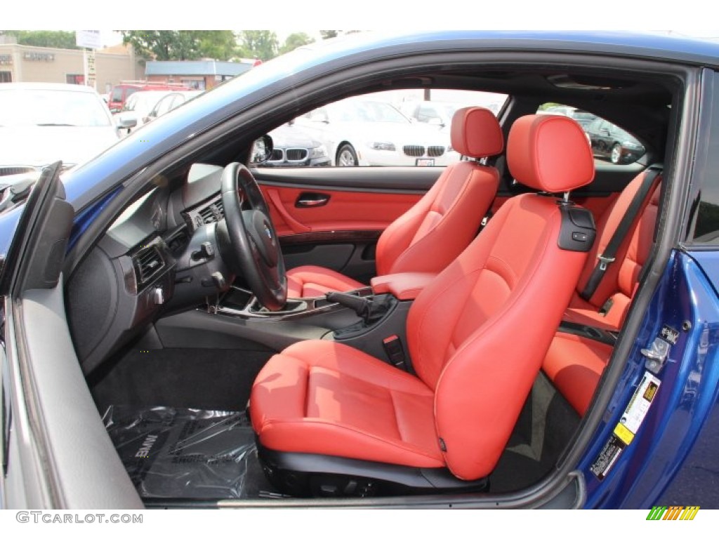 Coral Red/Black Dakota Leather Interior 2011 BMW 3 Series 335i Coupe Photo #82835161
