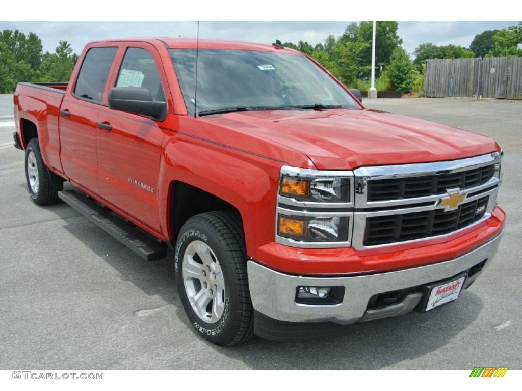 2014 Silverado 1500 LT Z71 Crew Cab 4x4 - Victory Red / Jet Black photo #1