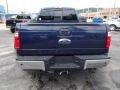 2013 Blue Jeans Metallic Ford F350 Super Duty Lariat Crew Cab 4x4 Dually  photo #7