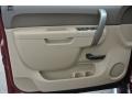 2013 Chevrolet Silverado 1500 Light Cashmere/Dark Cashmere Interior Door Panel Photo