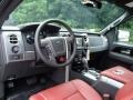 Limited Unique Red Leather Prime Interior Photo for 2013 Ford F150 #82837150