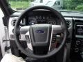 2013 Ford F150 Limited Unique Red Leather Interior Steering Wheel Photo