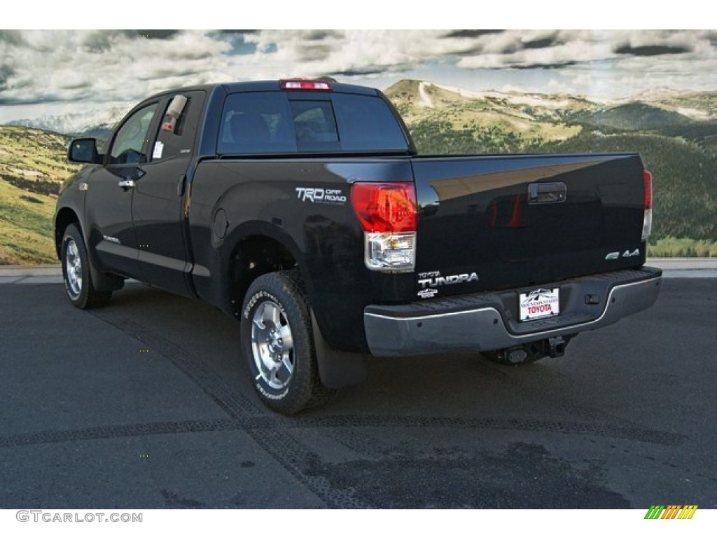 2013 Tundra Limited Double Cab 4x4 - Black / Red Rock photo #2