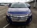 2013 Deep Impact Blue Metallic Ford Edge Limited AWD  photo #3