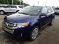 2013 Deep Impact Blue Metallic Ford Edge Limited AWD  photo #4