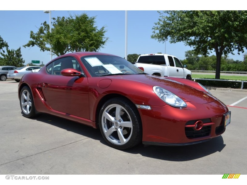 Ruby Red Metallic 2008 Porsche Cayman Standard Cayman Model Exterior Photo #82838465