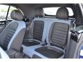 2013 Volkswagen Beetle Black/Blue Interior Rear Seat Photo