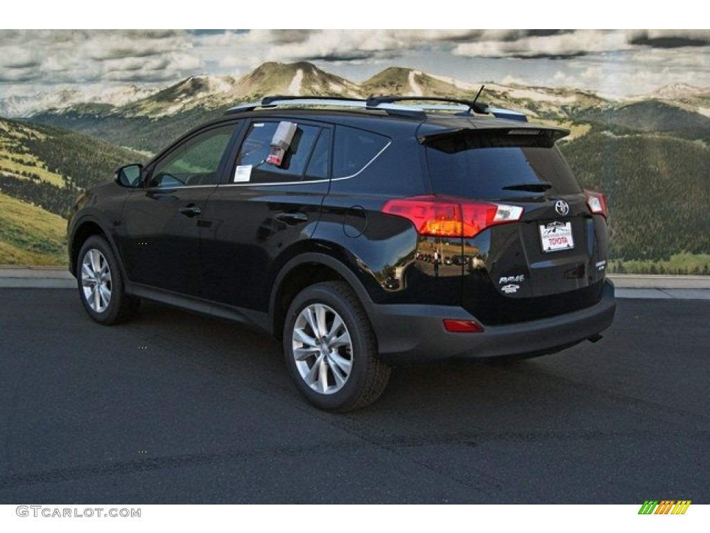 2013 RAV4 Limited AWD - Black / Ash photo #2