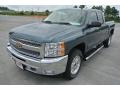 2013 Blue Granite Metallic Chevrolet Silverado 1500 LT Extended Cab 4x4  photo #2