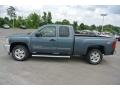 2013 Blue Granite Metallic Chevrolet Silverado 1500 LT Extended Cab 4x4  photo #3