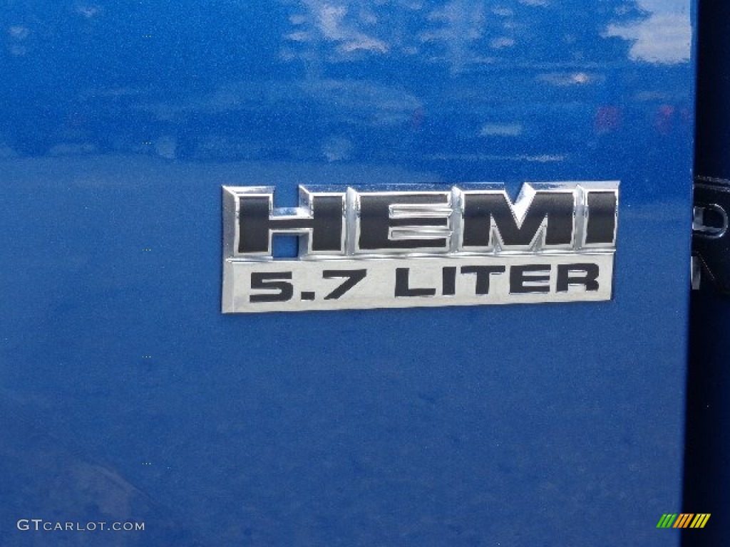 2010 Ram 1500 Big Horn Quad Cab - Deep Water Blue Pearl / Dark Slate/Medium Graystone photo #25