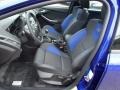 2013 Ford Focus ST Performance Blue Recaro Seats Interior Front Seat Photo