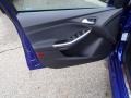 2013 Ford Focus ST Performance Blue Recaro Seats Interior Door Panel Photo