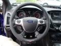 2013 Ford Focus ST Performance Blue Recaro Seats Interior Steering Wheel Photo
