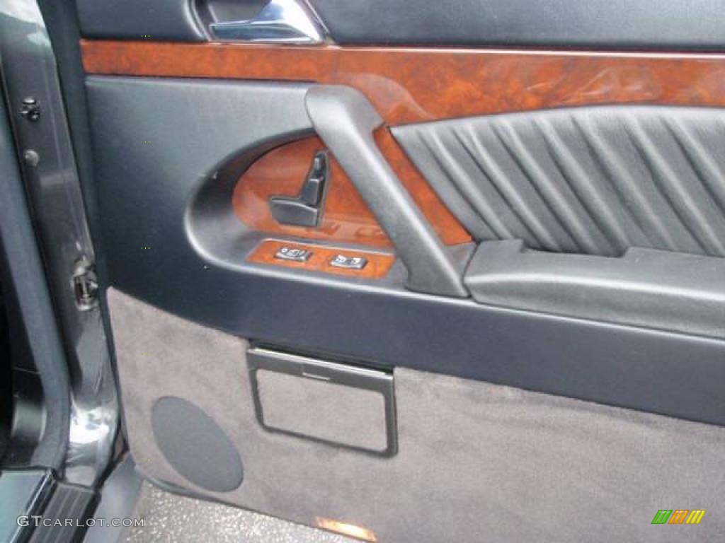 1993 S Class 500 SEL - Black Pearl Metallic / Black photo #27