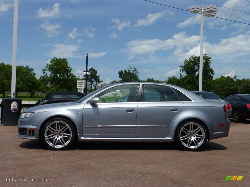 2007 RS4 4.2 quattro Sedan - Avus Silver Pearl Effect / Black photo #2