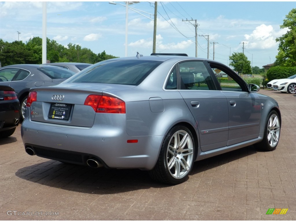 2007 RS4 4.2 quattro Sedan - Avus Silver Pearl Effect / Black photo #6