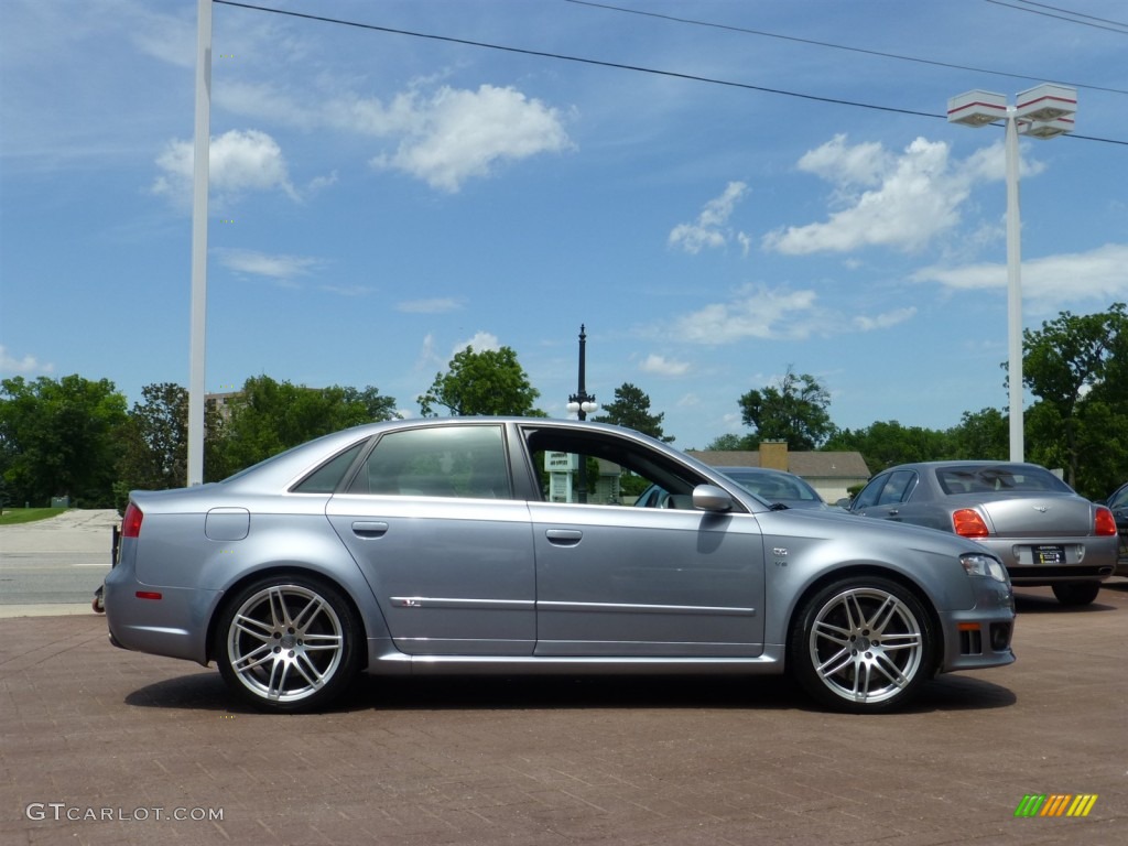 2007 RS4 4.2 quattro Sedan - Avus Silver Pearl Effect / Black photo #7