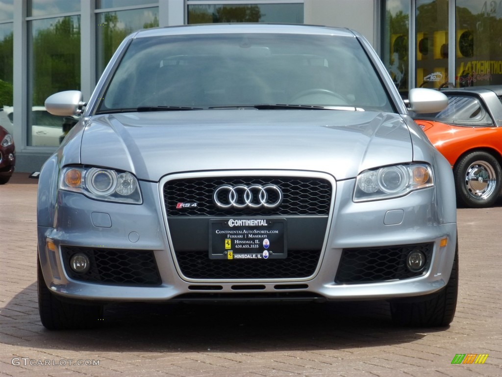2007 RS4 4.2 quattro Sedan - Avus Silver Pearl Effect / Black photo #10