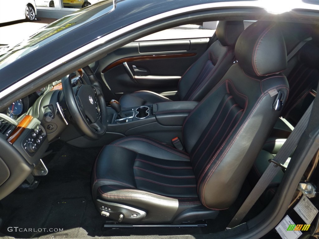 Nero Interior 2009 Maserati GranTurismo Standard GranTurismo Model Photo #82843057