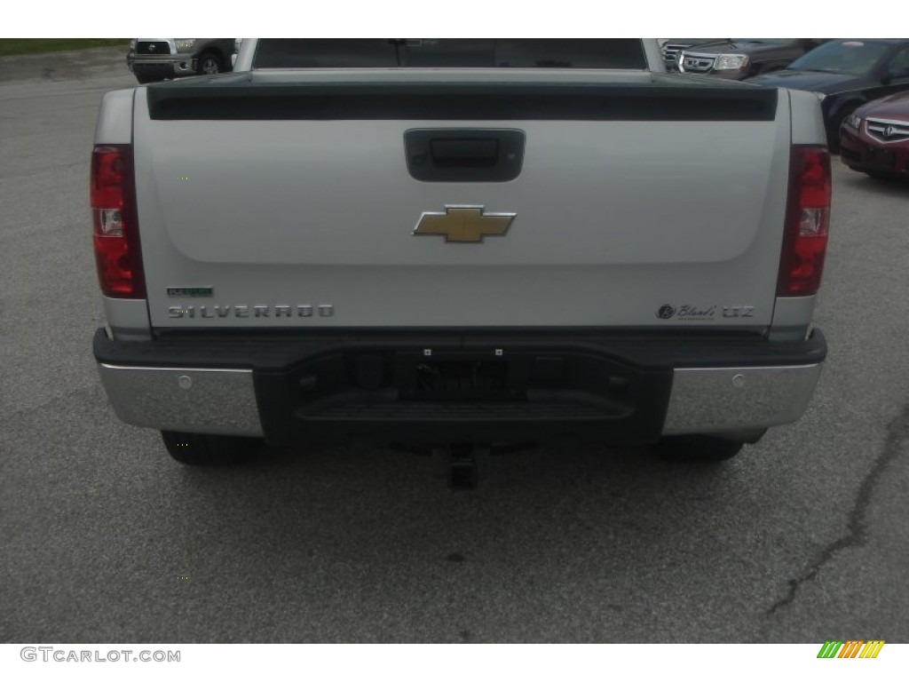 2011 Silverado 1500 LTZ Crew Cab 4x4 - Sheer Silver Metallic / Ebony photo #3