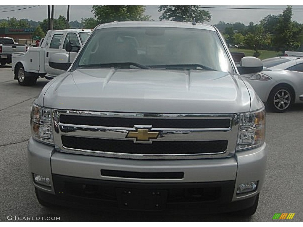 2011 Silverado 1500 LTZ Crew Cab 4x4 - Sheer Silver Metallic / Ebony photo #19