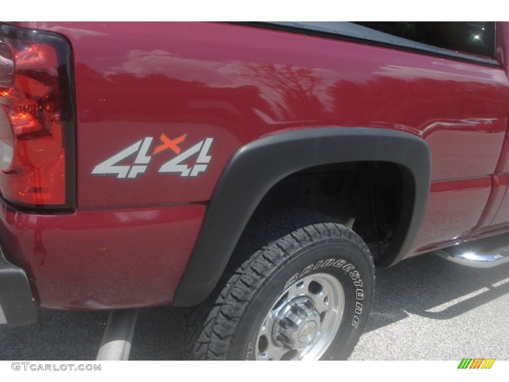 2007 Silverado 2500HD Classic LT Extended Cab 4x4 - Sport Red Metallic / Dark Charcoal photo #6