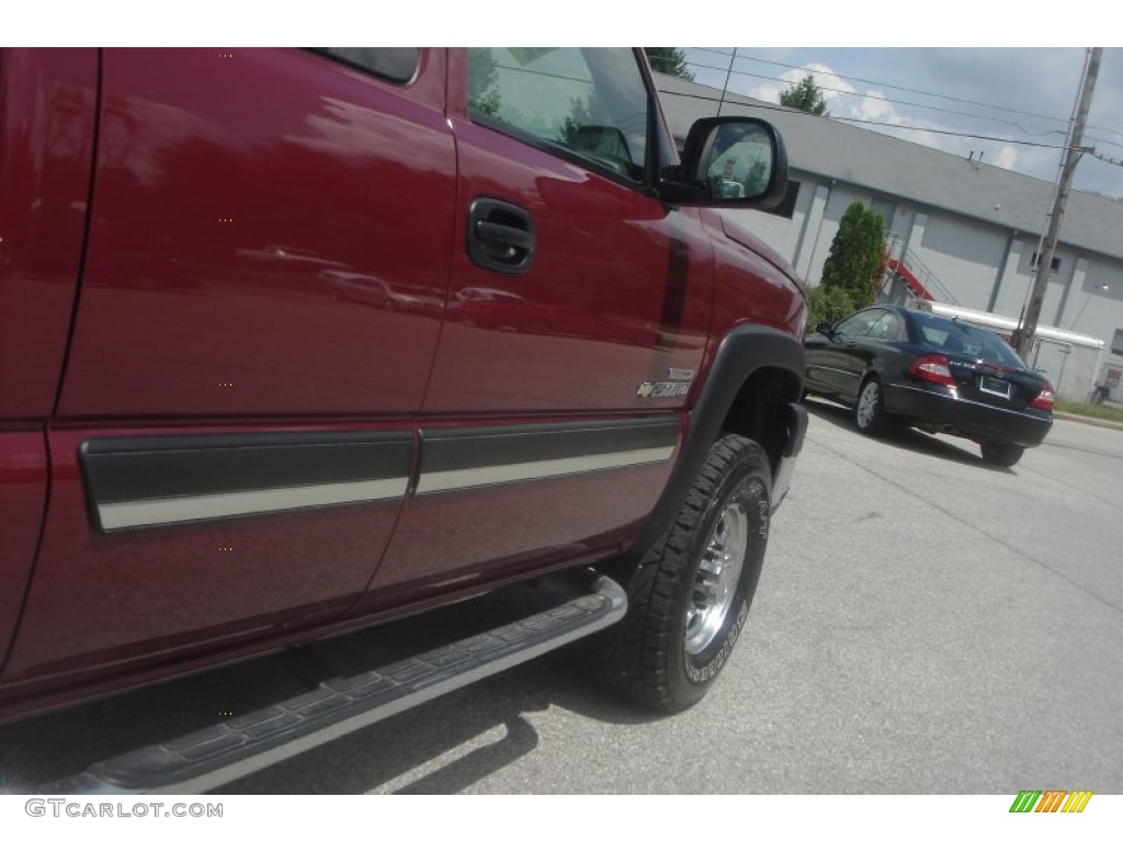 2007 Silverado 2500HD Classic LT Extended Cab 4x4 - Sport Red Metallic / Dark Charcoal photo #10