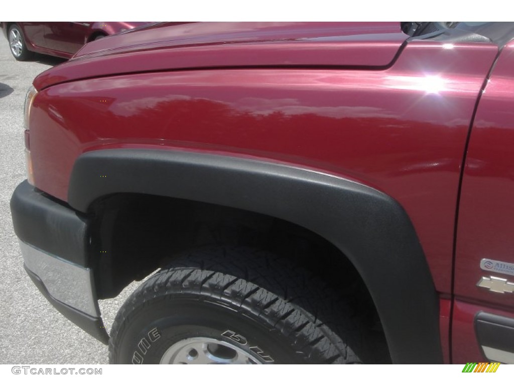 2007 Silverado 2500HD Classic LT Extended Cab 4x4 - Sport Red Metallic / Dark Charcoal photo #45