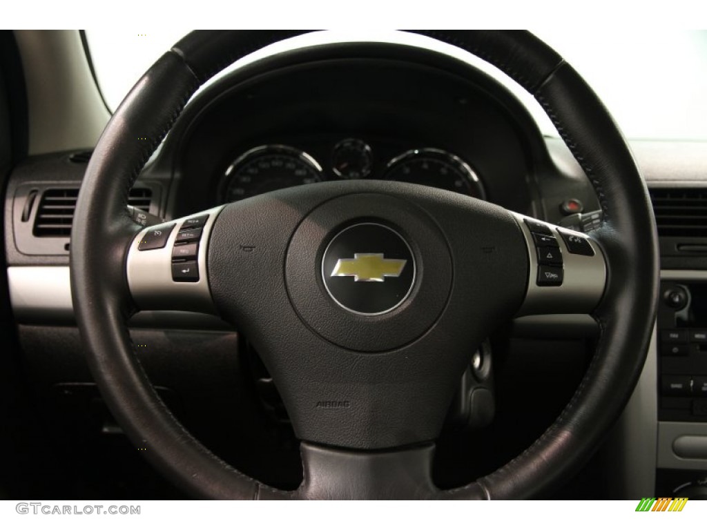 2010 Cobalt LT Sedan - Silver Moss Metallic / Ebony photo #6