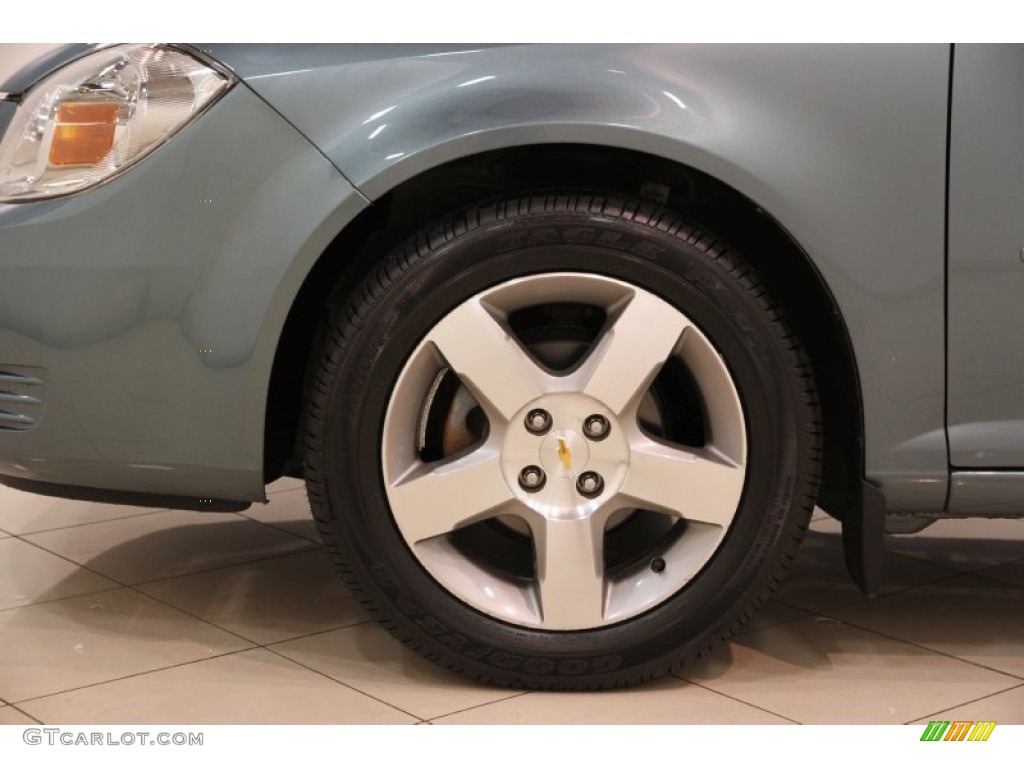 2010 Cobalt LT Sedan - Silver Moss Metallic / Ebony photo #16