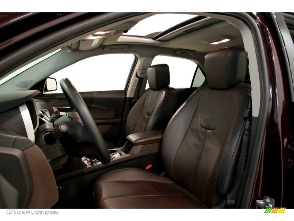2011 Equinox LTZ - Espresso Brown Metallic / Brownstone/Jet Black photo #6