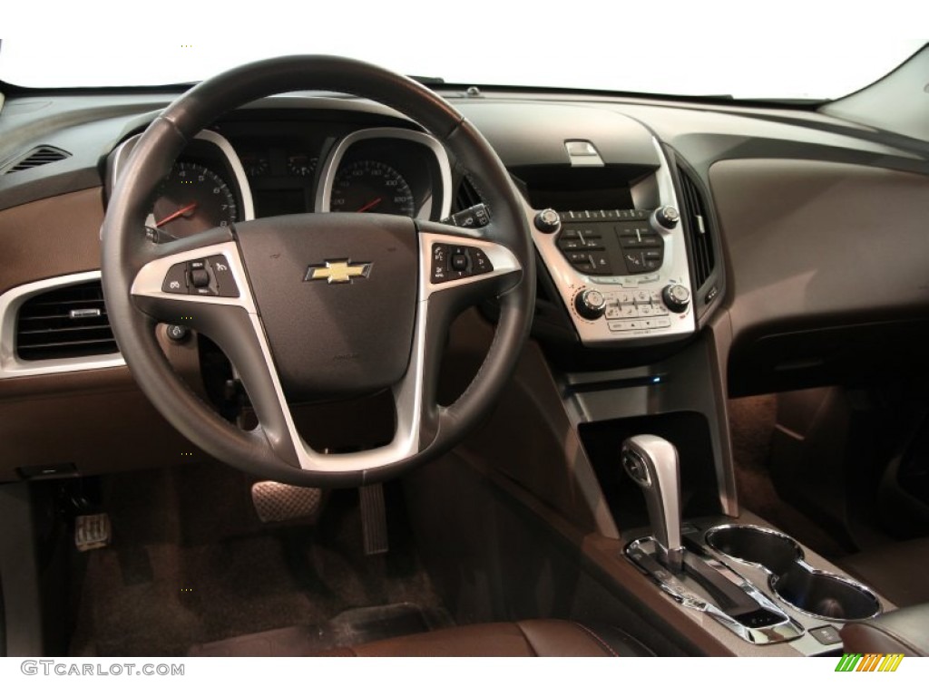 2011 Equinox LTZ - Espresso Brown Metallic / Brownstone/Jet Black photo #7