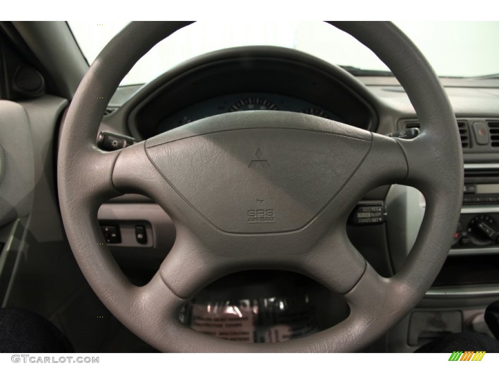 2003 Galant ES - Titanium Gray Pearl / Gray photo #7