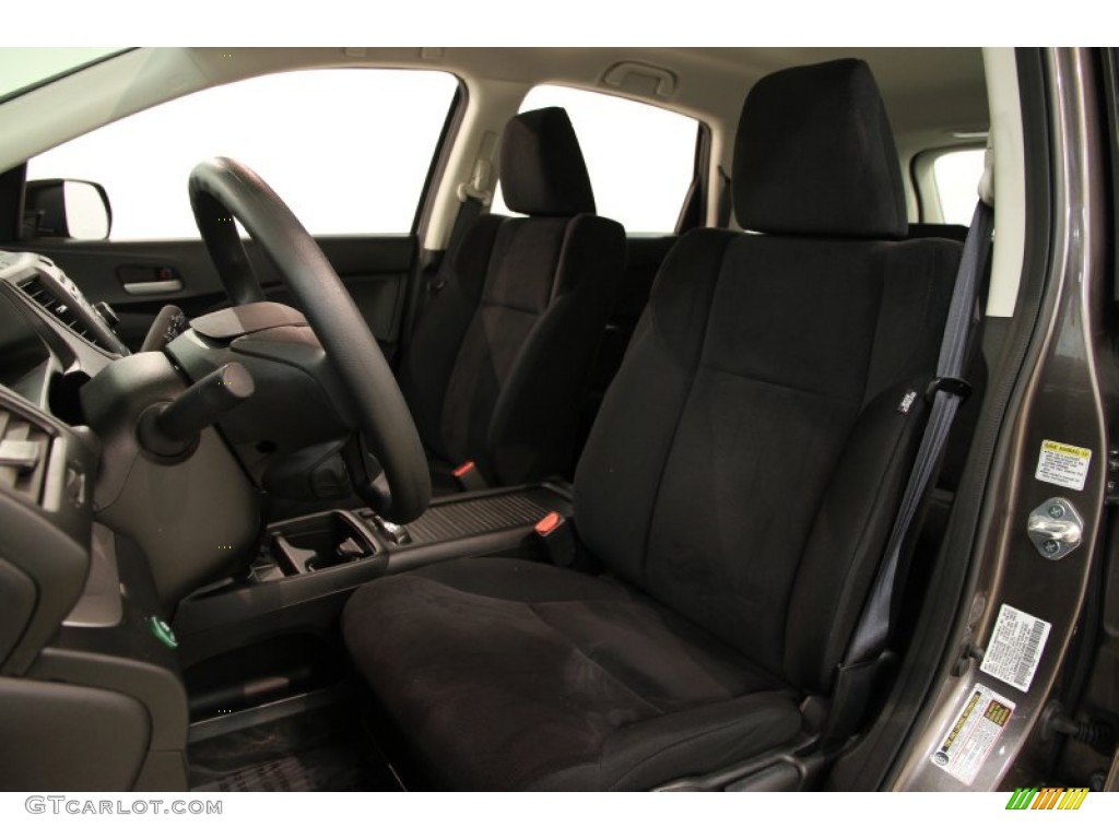 2012 CR-V LX 4WD - Urban Titanium Metallic / Black photo #7