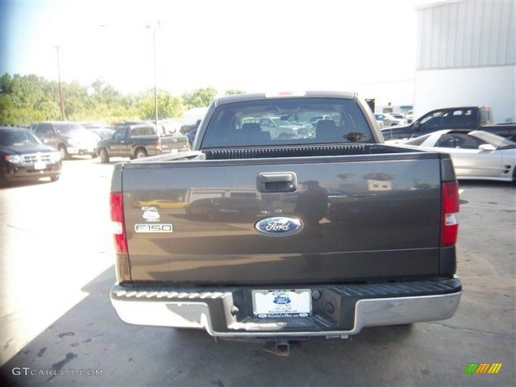 2006 F150 XLT SuperCrew 4x4 - Dark Stone Metallic / Tan photo #8