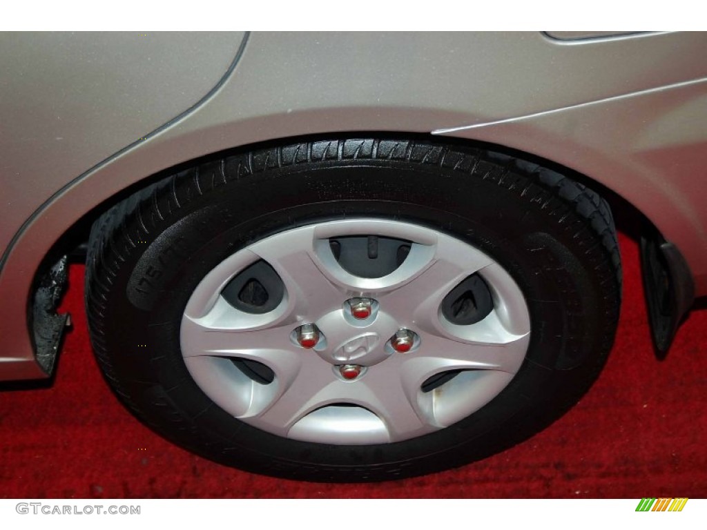 2003 Accent GL Sedan - Silver Mist Metallic / Gray photo #8