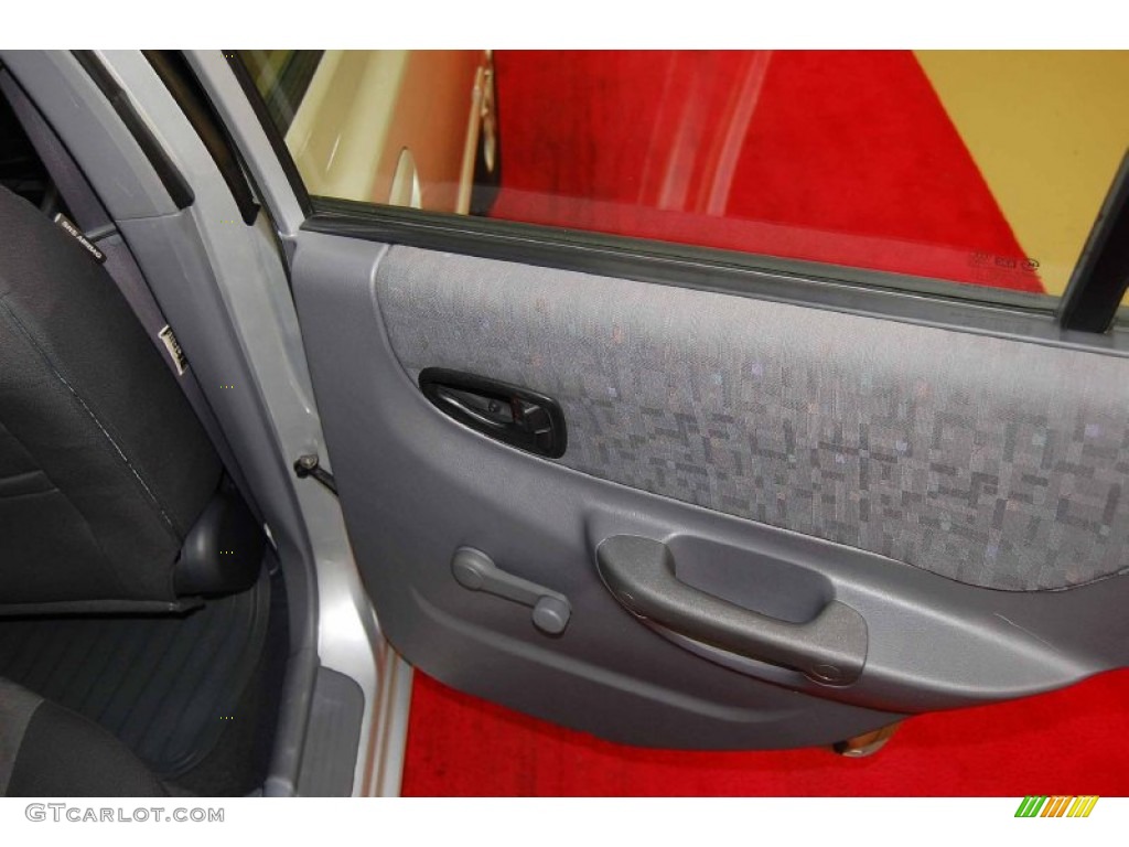 2003 Accent GL Sedan - Silver Mist Metallic / Gray photo #16