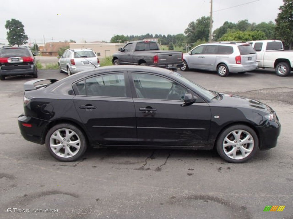 Black Mica 2009 Mazda MAZDA3 i Touring Sedan Exterior Photo #82848640