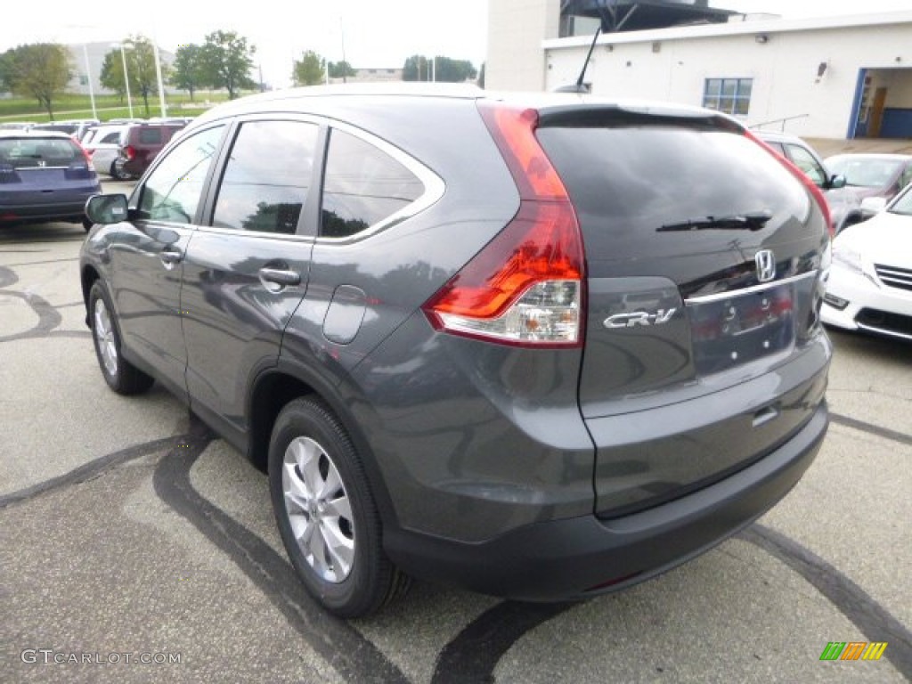 2013 CR-V EX-L AWD - Polished Metal Metallic / Gray photo #5