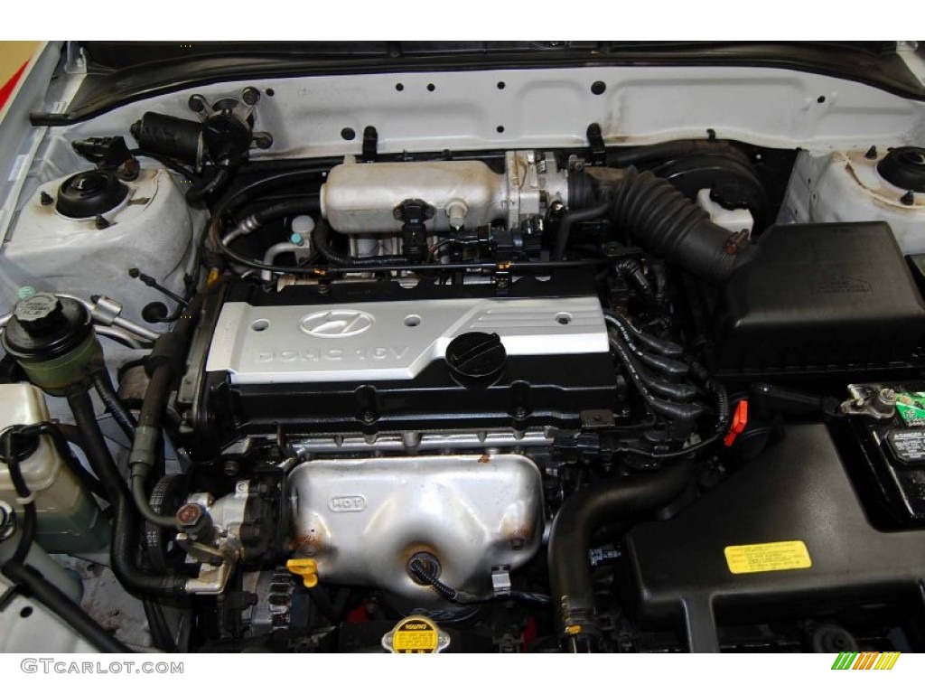 2003 Accent GL Sedan - Silver Mist Metallic / Gray photo #25