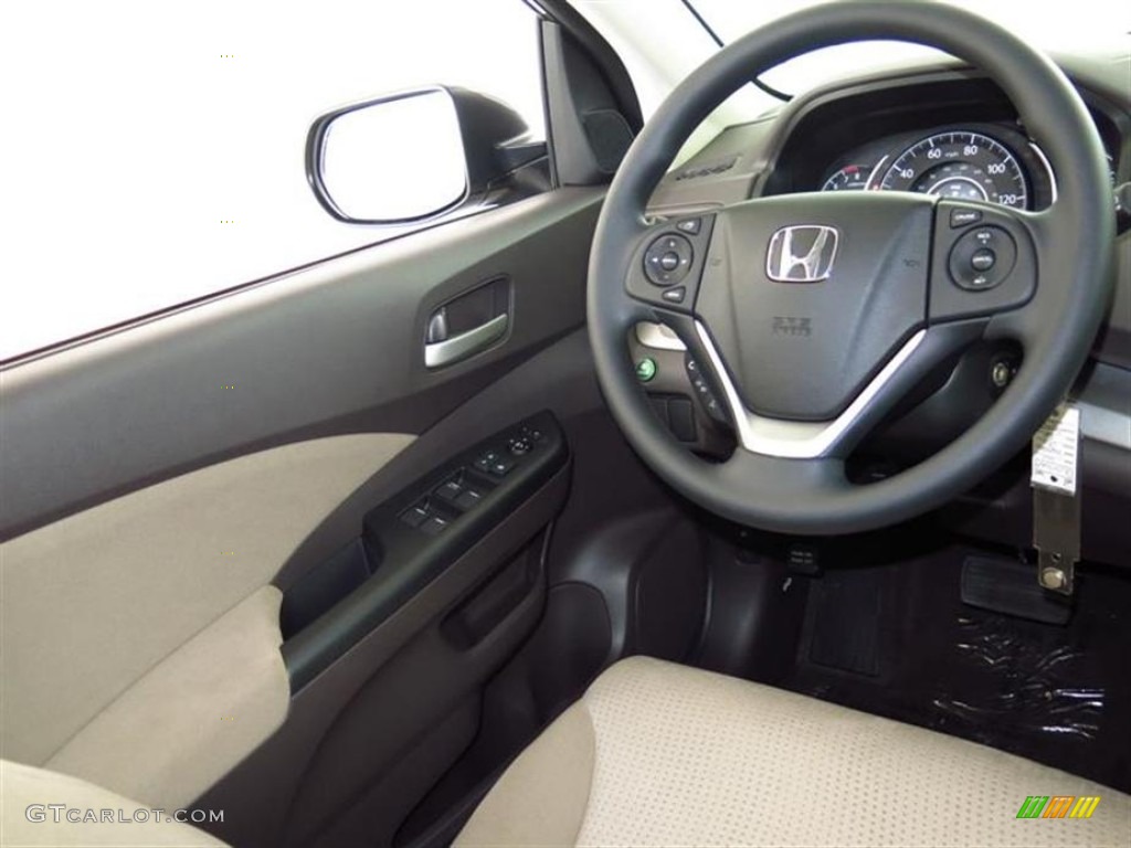 2013 CR-V EX - Urban Titanium Metallic / Beige photo #5